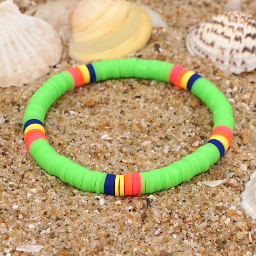 Lime Green Beach Bracelet