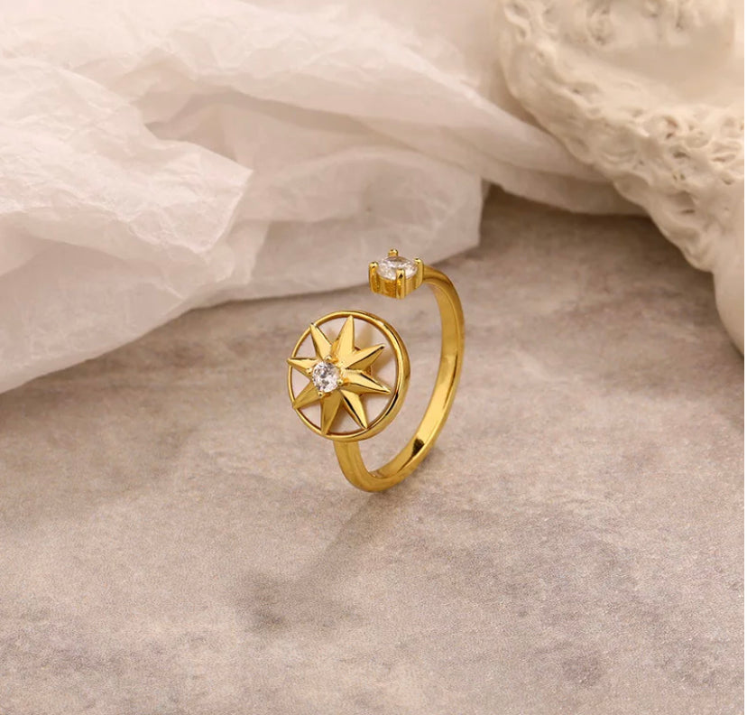 Mother of Pearl Spinning Ring