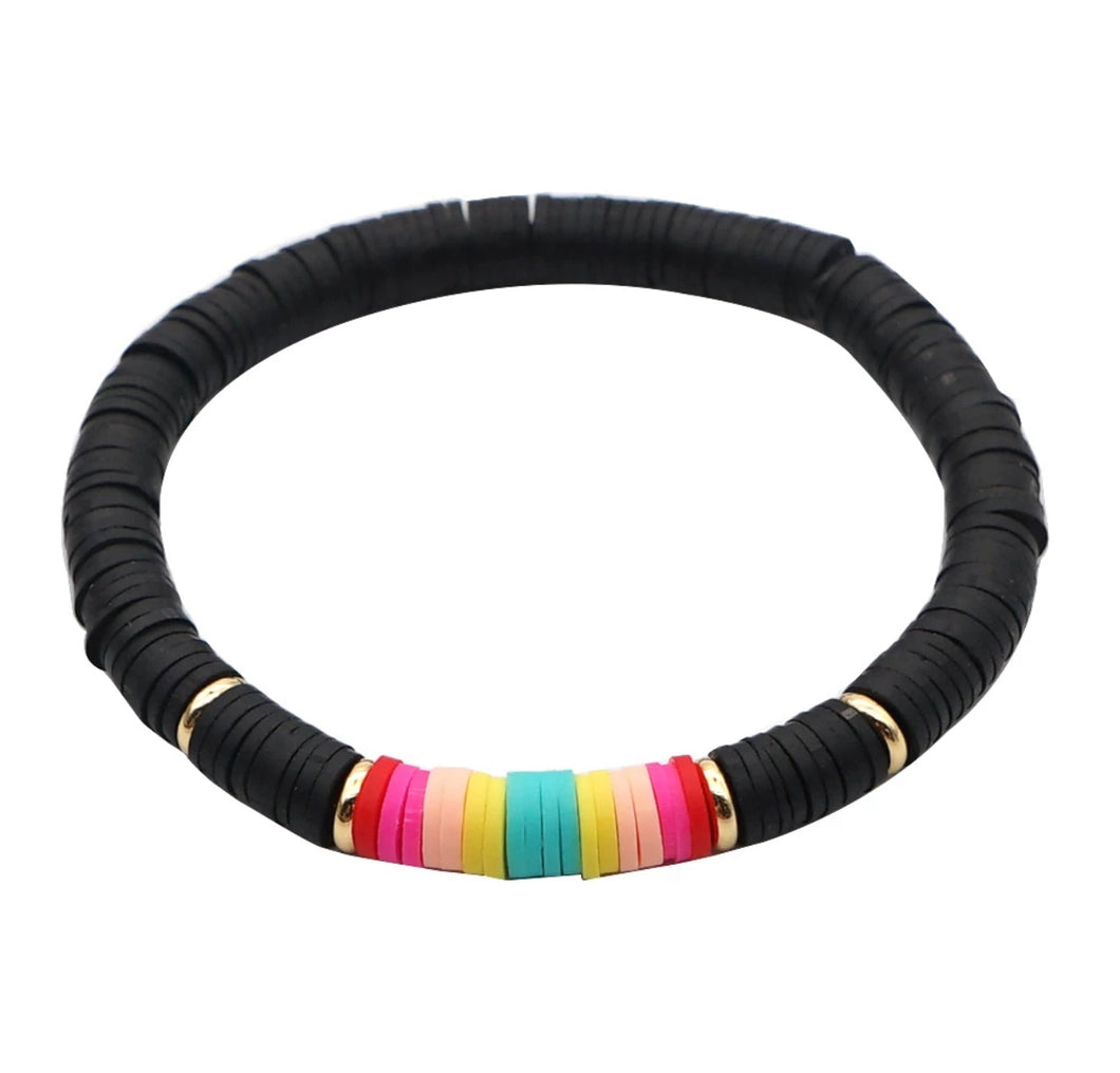 Black Rainbow beach Bracelet