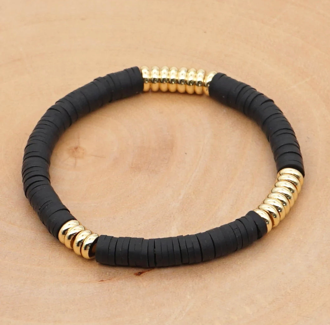 Black & Gold Beach Bracelet