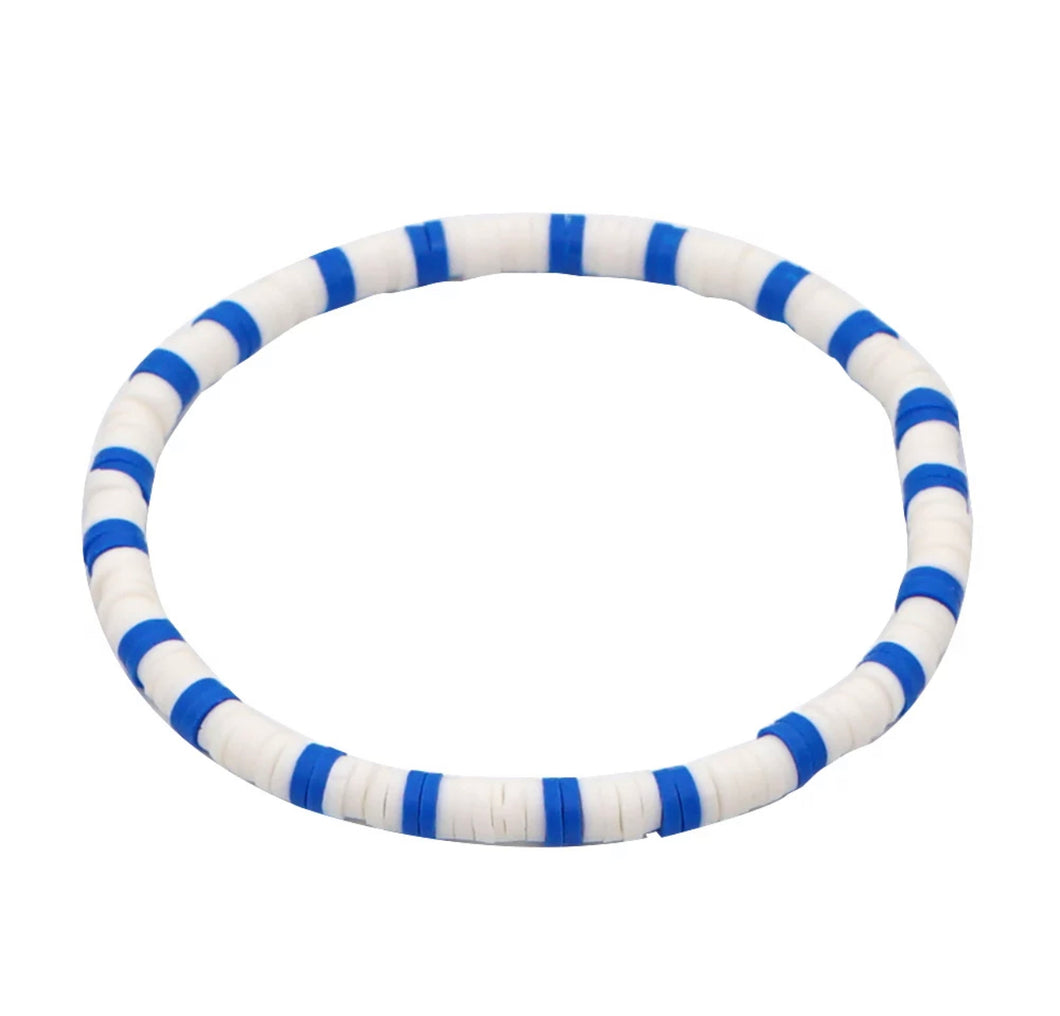 Blue & White Beach Bracelet